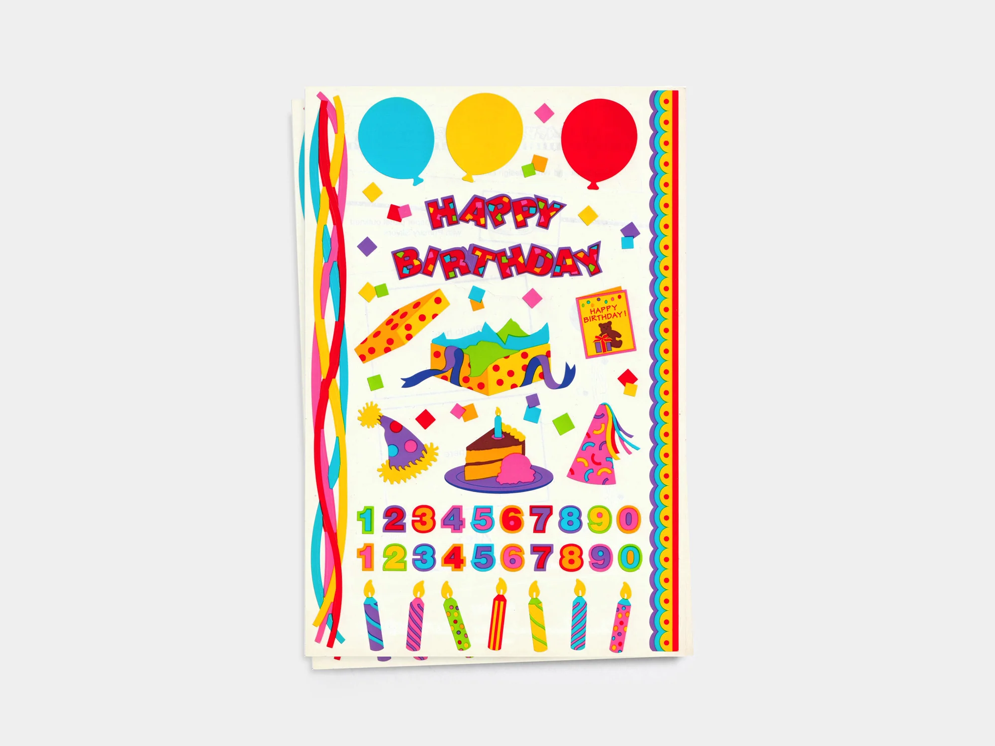 Birthday Sticker Sheet (2001)
