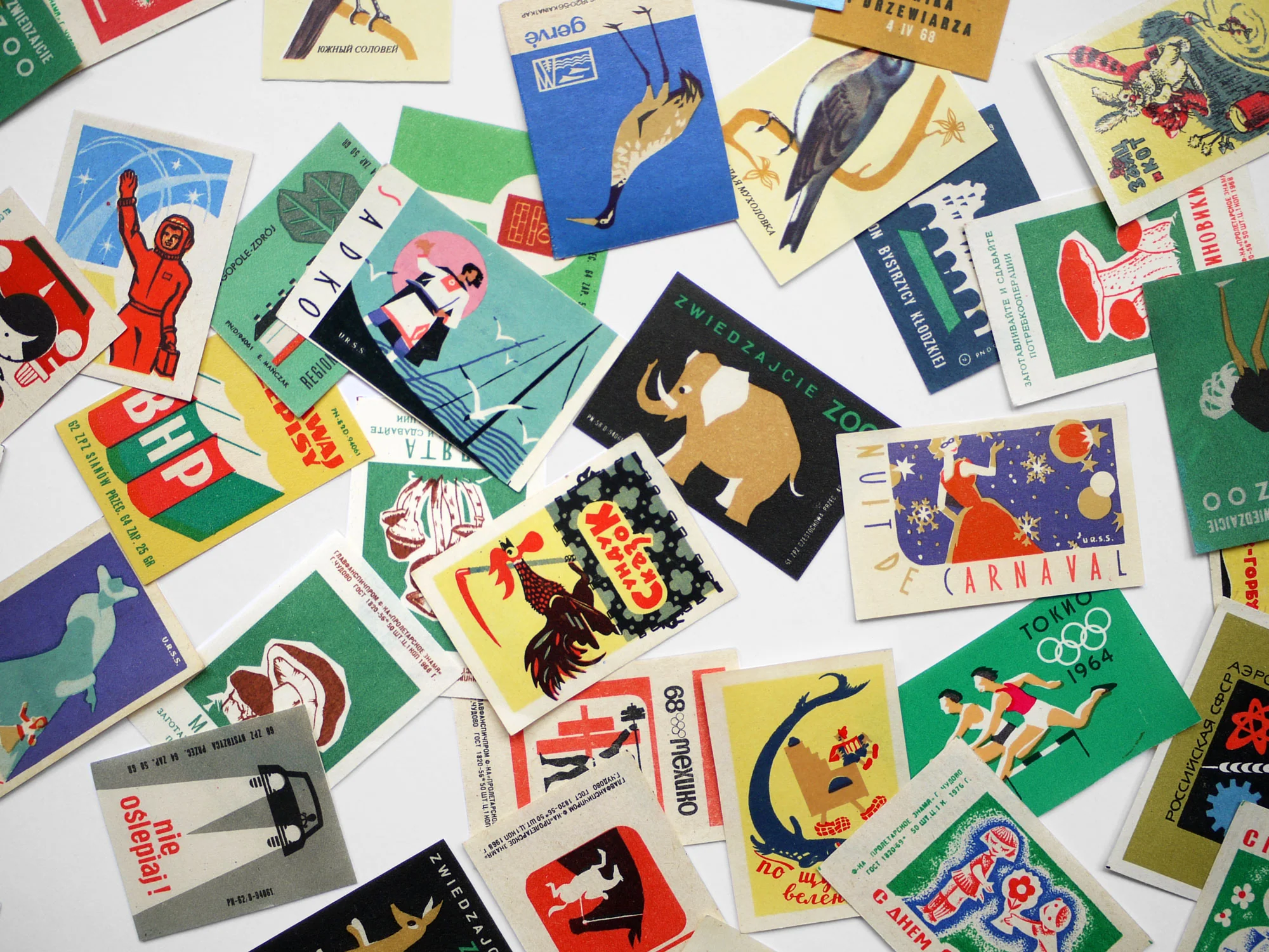 Eastern Bloc Matchbox Labels (x10) - Image 2