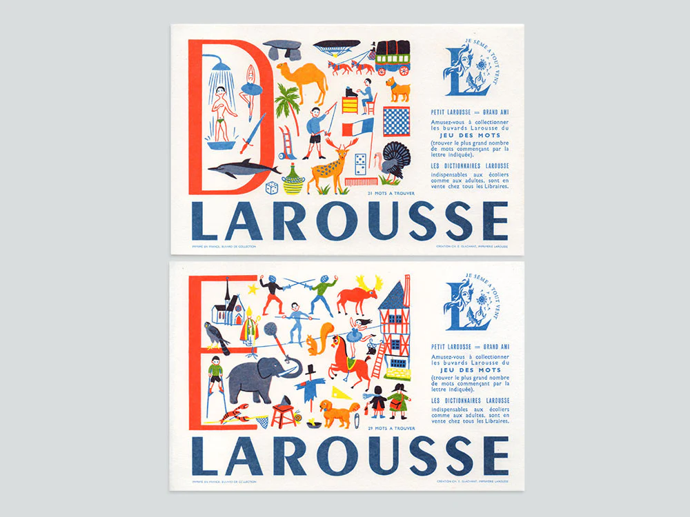 French Alphabet Blotter (1960s) - Image 3