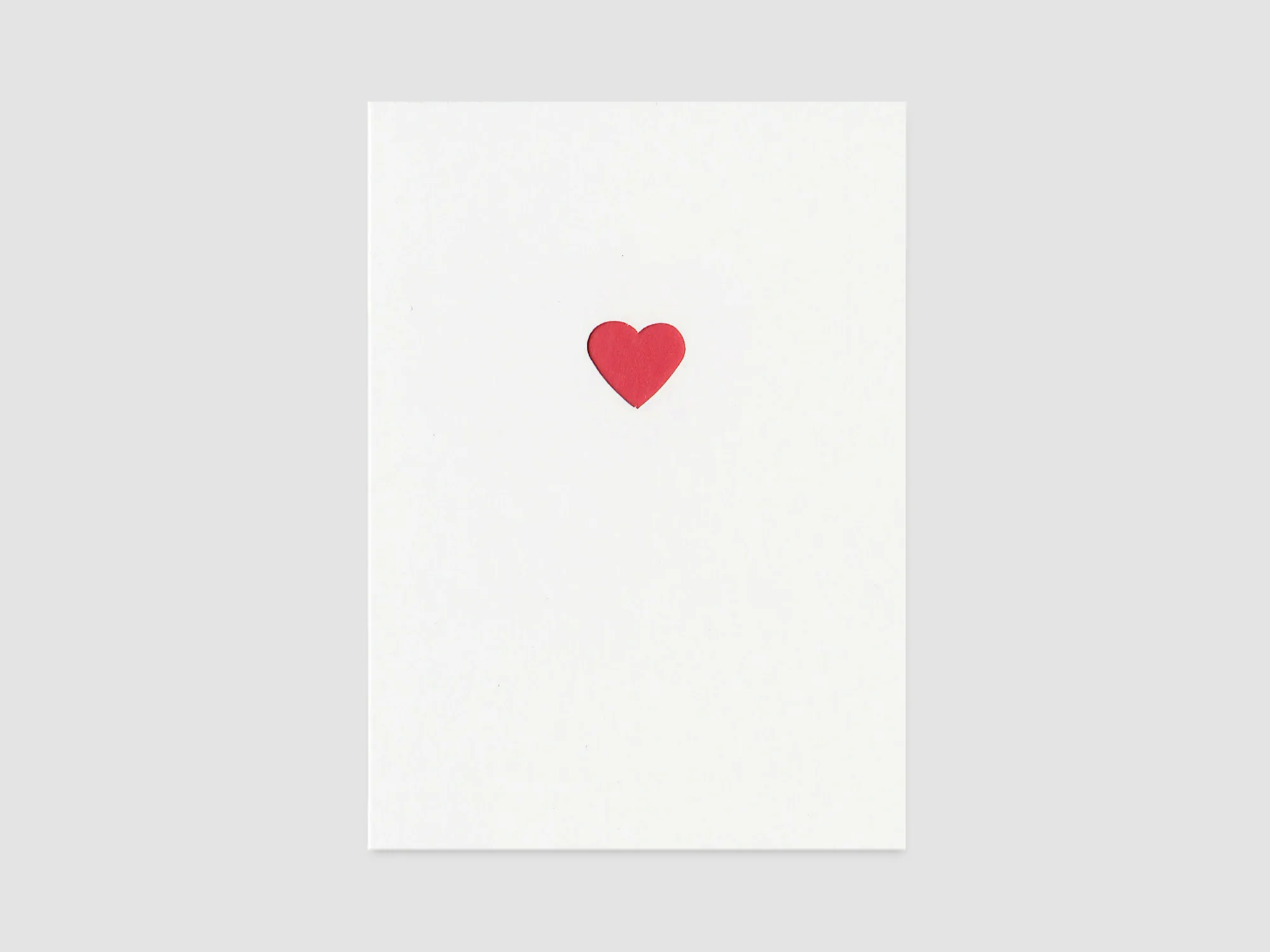 Heart Cut Out Card