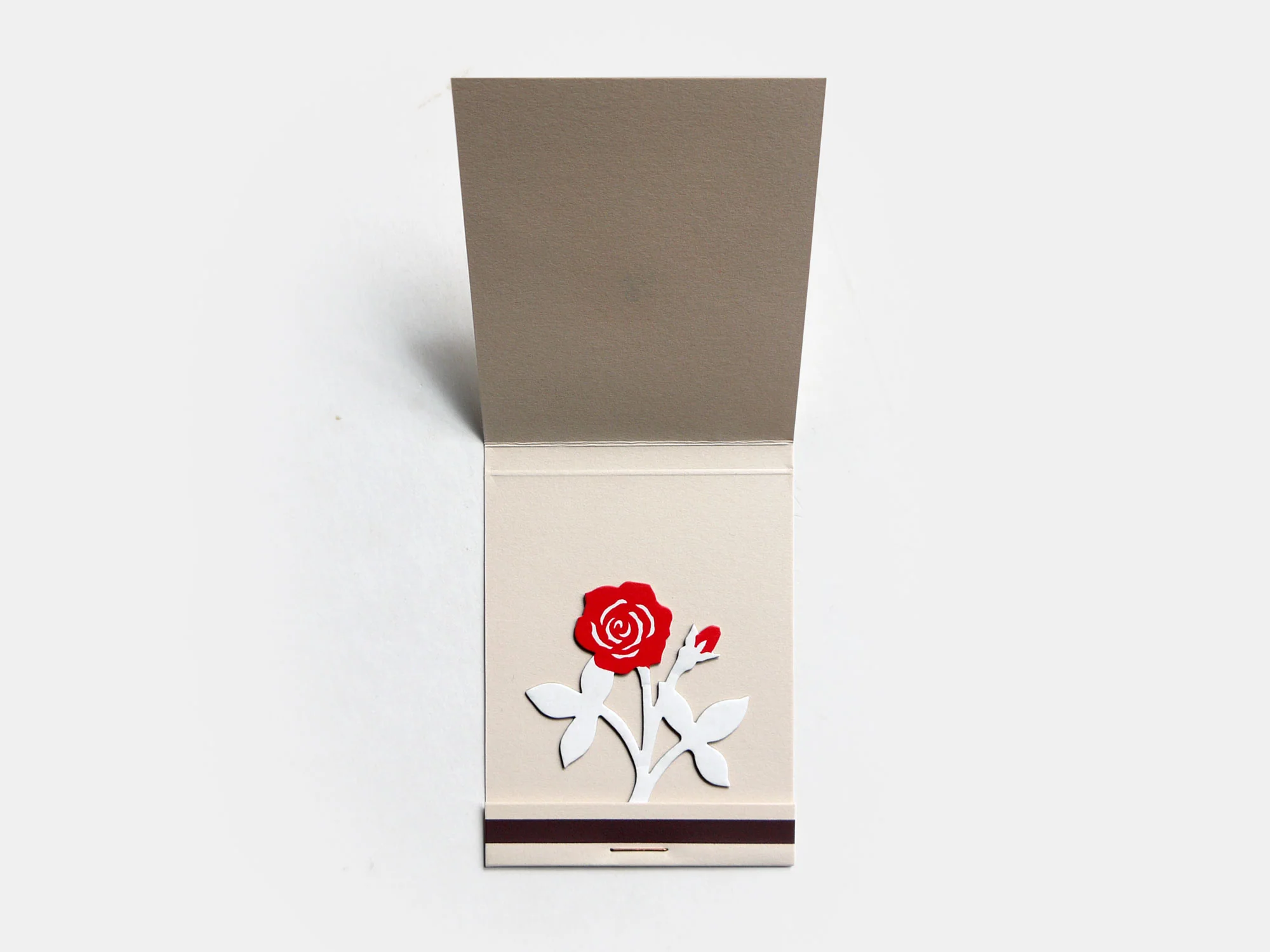 Matchbook Birthday Card (Rose)