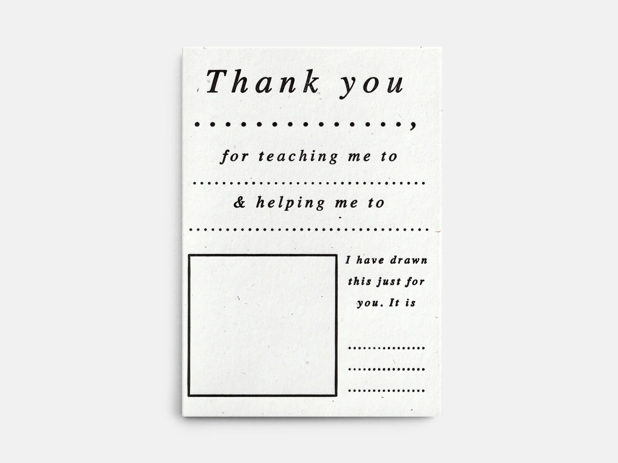 Thank You Form